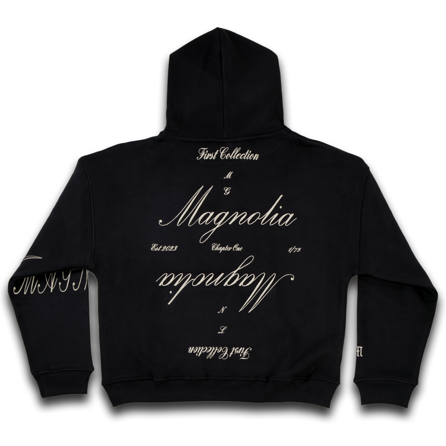 Hoodie Washed Black Magnolia Clothing