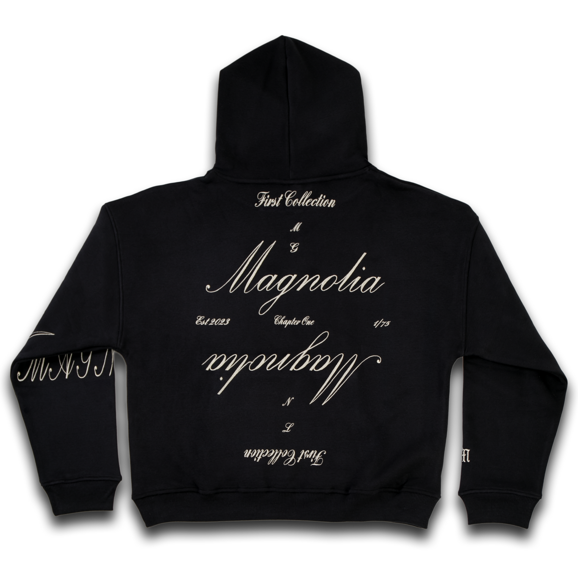 Hoodie Washed Black Magnolia Clothing