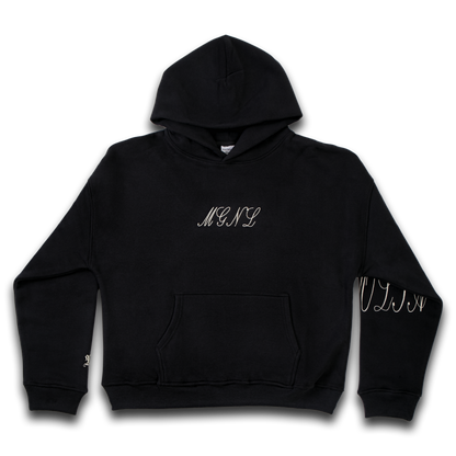 Hoodie Washed Black Magnolia Clothing