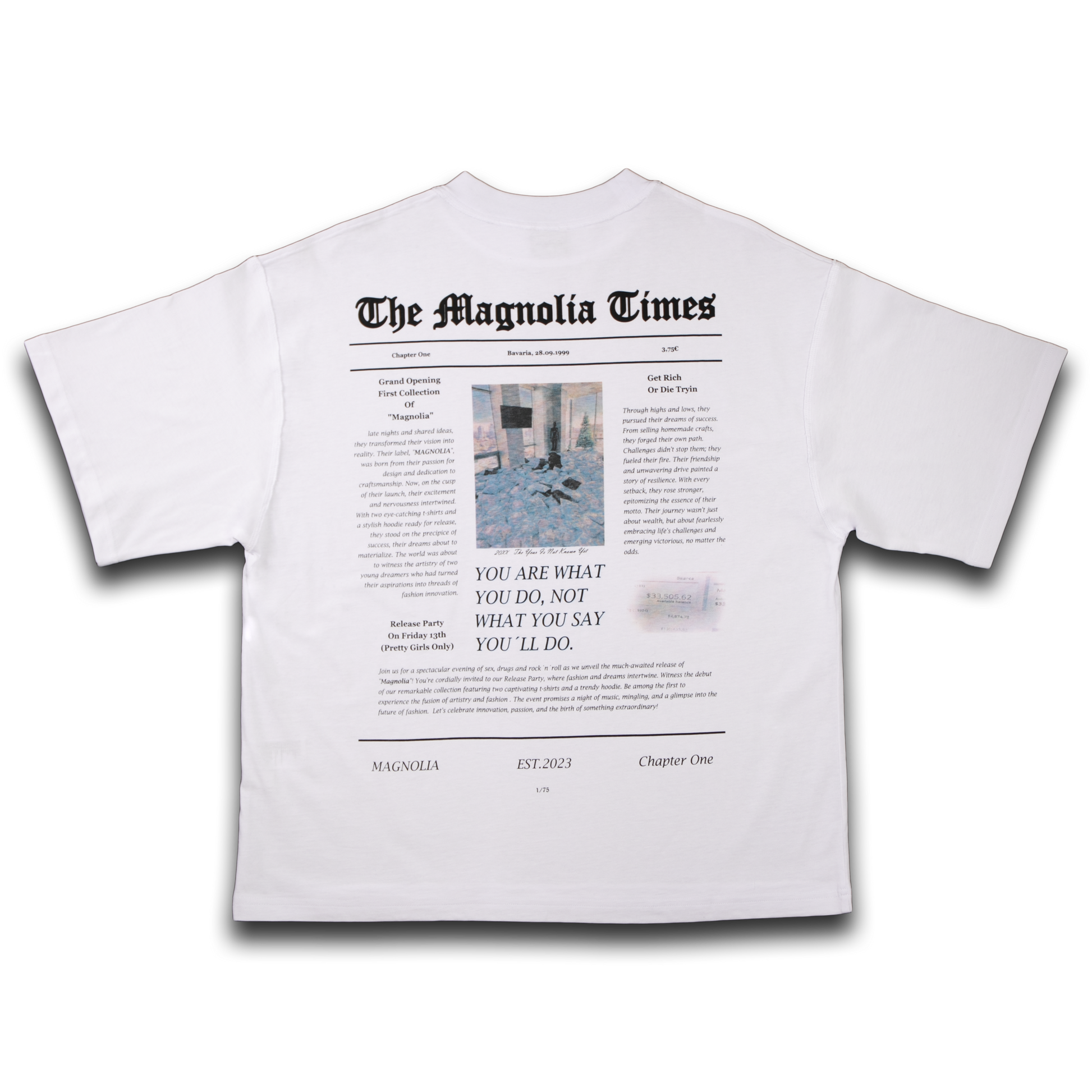 Magnolia Newspaper Tee Magnolia Clothing